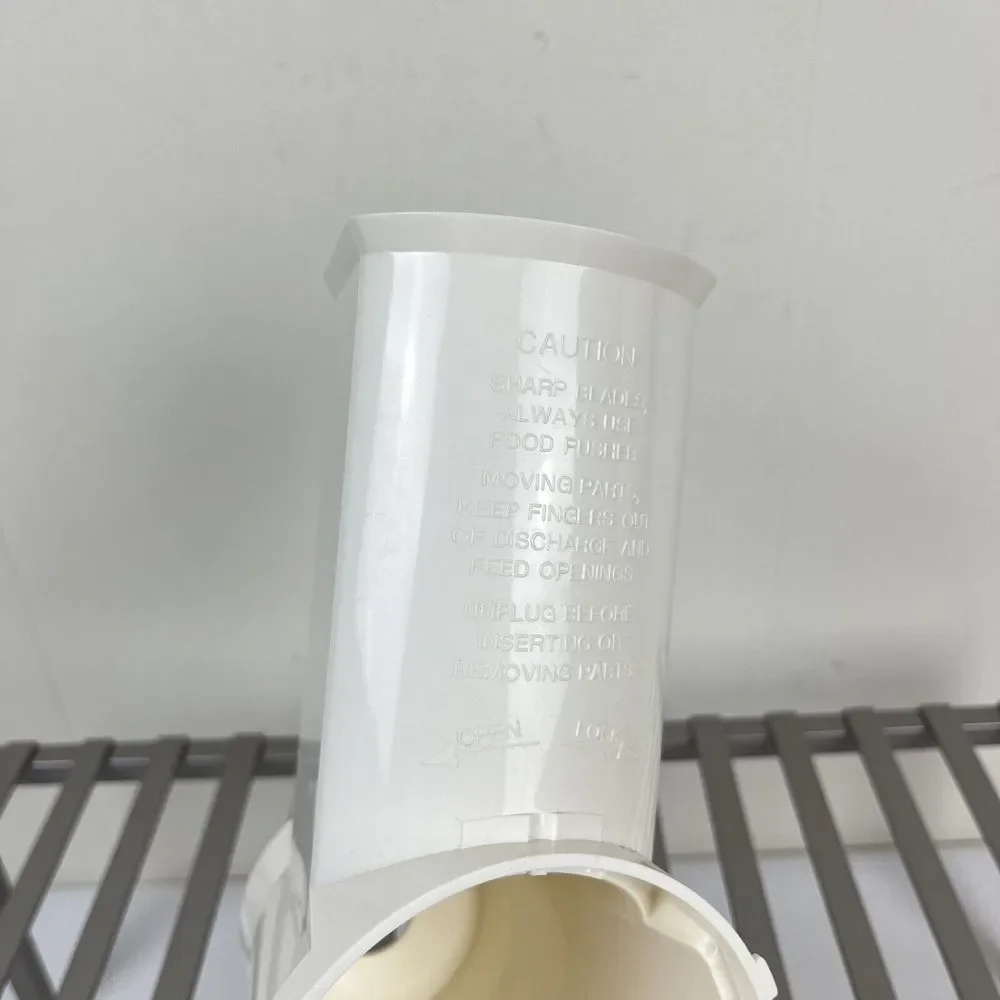 Presto Salad Shooter Professional REPLACEMENT Food Chamber‎ Chute Feeder 0297001